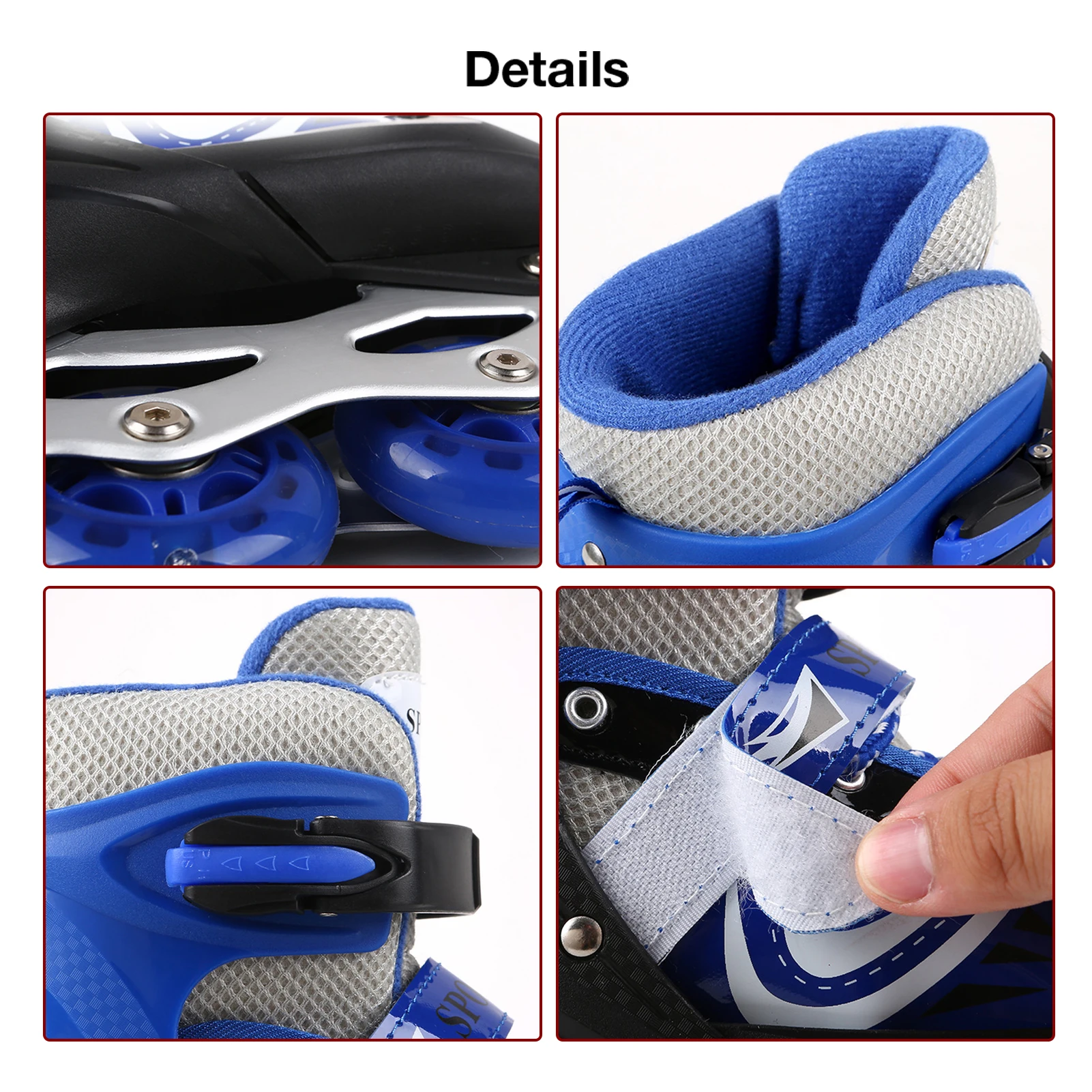 

Flash children's roller skatesKid skatesPVC single wheel roller skates inline skates Adjustable size for men and women