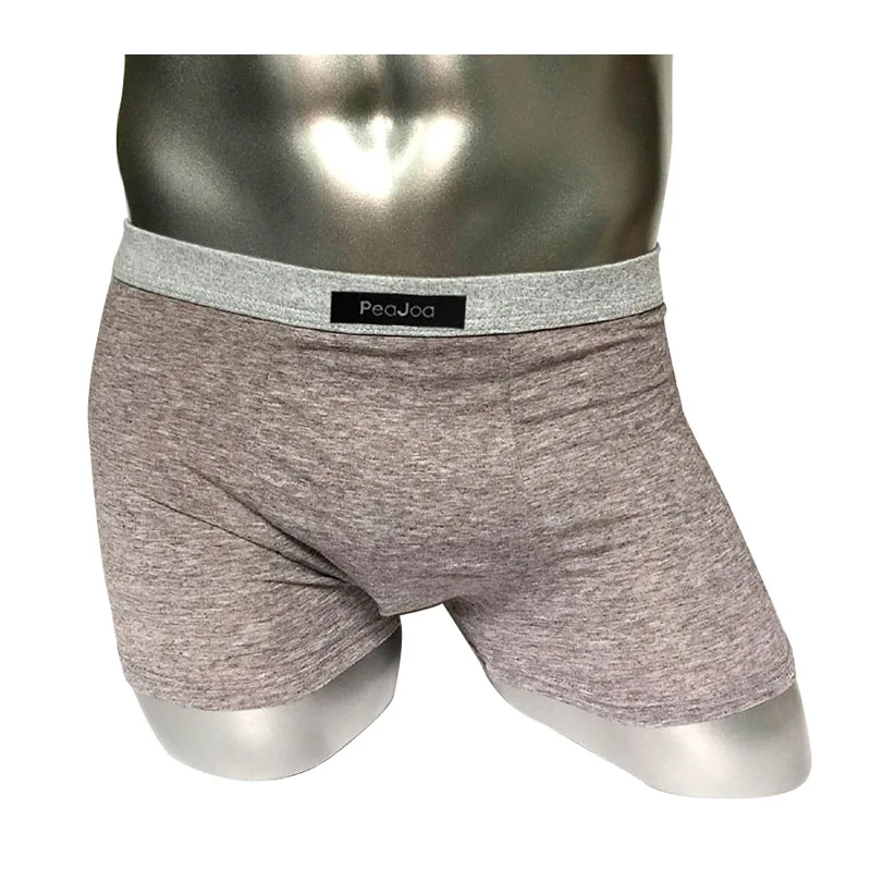 Хлопковое нижнее белье мужские модные сексуальные боксеры шорты высокое