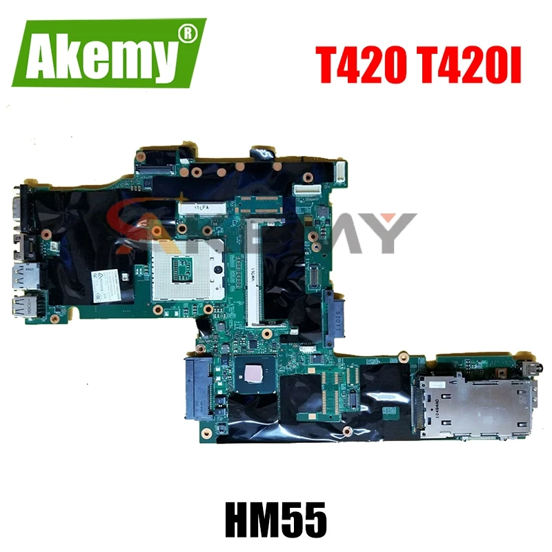 

63Y1483 75Y4066 60Y5713 04W0503 материнская плата для ноутбука LENOVO Thinkpad T410 T410I NZM1I-8 материнская плата HM55