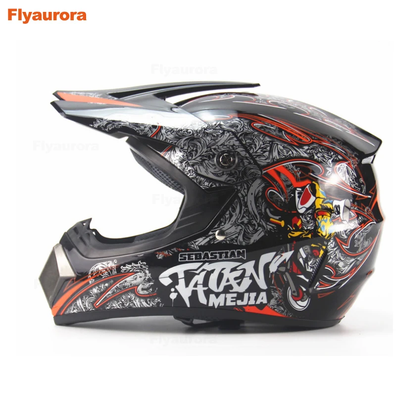 Лидер продаж внедорожные шлемы горные Гонки Горный полный шлем rcycle moto cross casque capacete горные велосипедные шлемы