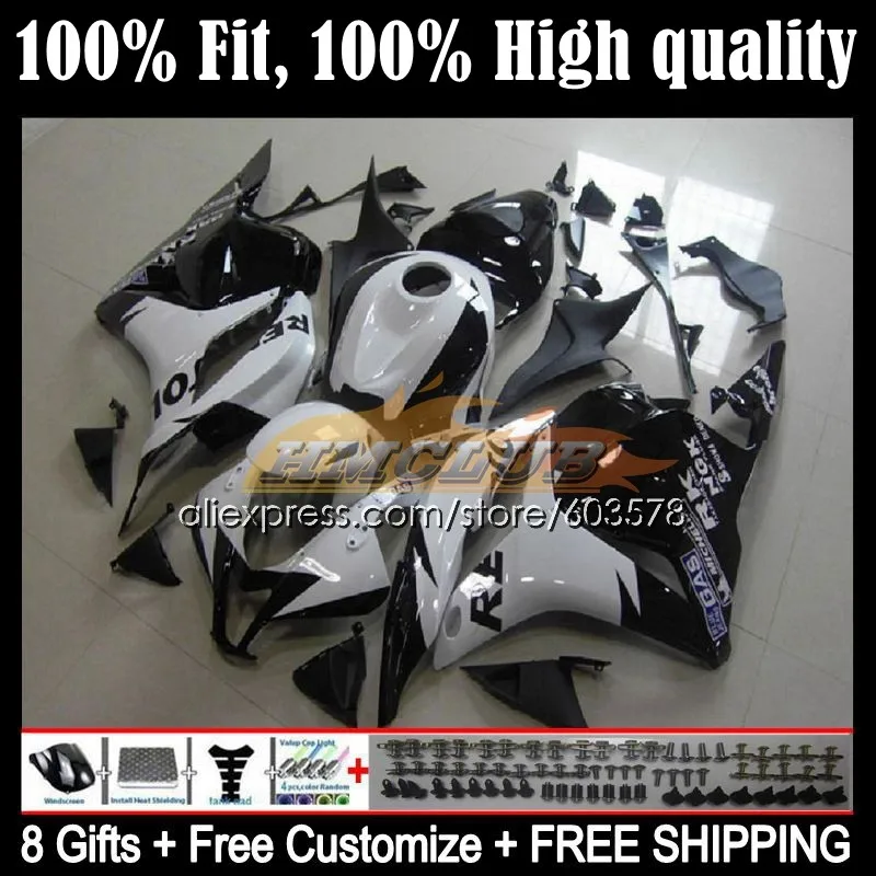 

Инъекция для HONDA CBR600RR CBR 600 RR CC 600RR F5 09 10 11 12 85CL.14 CBR600 RR 600CC 2009 2010 2011 2012 Белый обтекатель Repsol