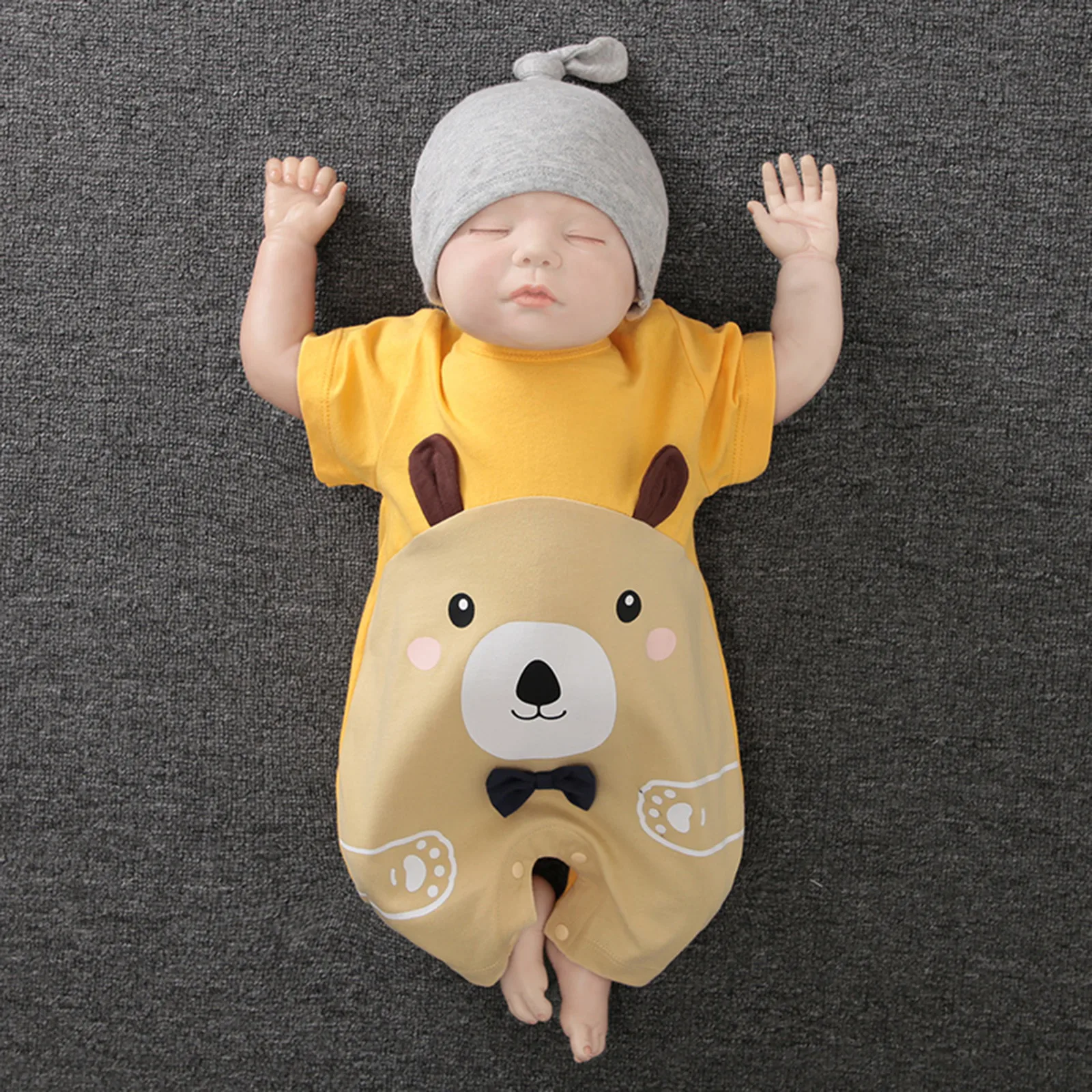 Детский комбинезон с коротким рукавом на возраст 0-18 месяцев | Детская одежда и