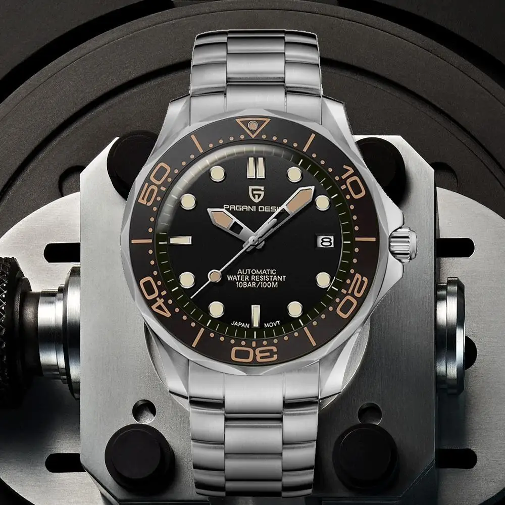 

2021 New PAGANI DESIGN 007 Men's Mechanical Watches Brand Luxury Automatic Watch Men Waterproof Wristwatch Japan NH35 Clock man
