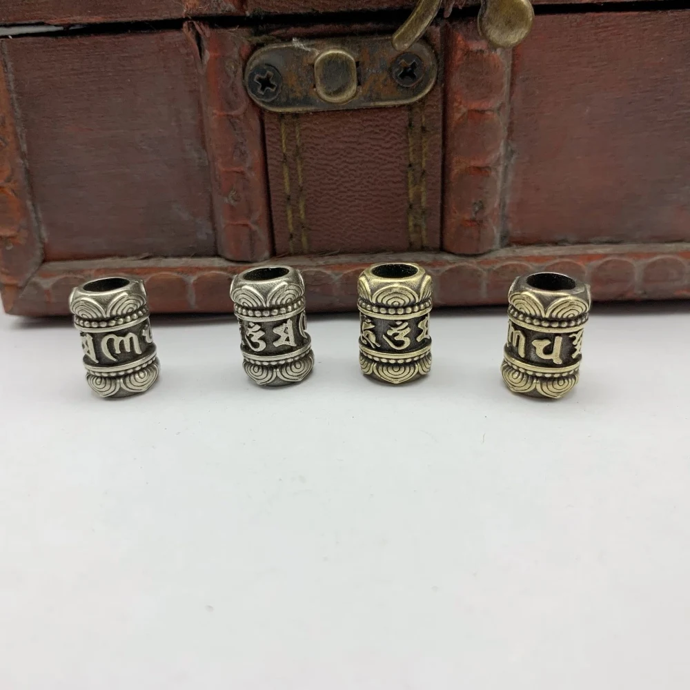 Санскрит разделительные бусины Паракорд бусы на шнурок латунные подвески EDC