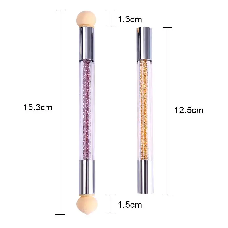 PICT YOU Nail Brush Set Gradient Sponges Art Brushes Pen Acrylic Gel Glitter Powder Picking Design for Dotting Tools | Красота и