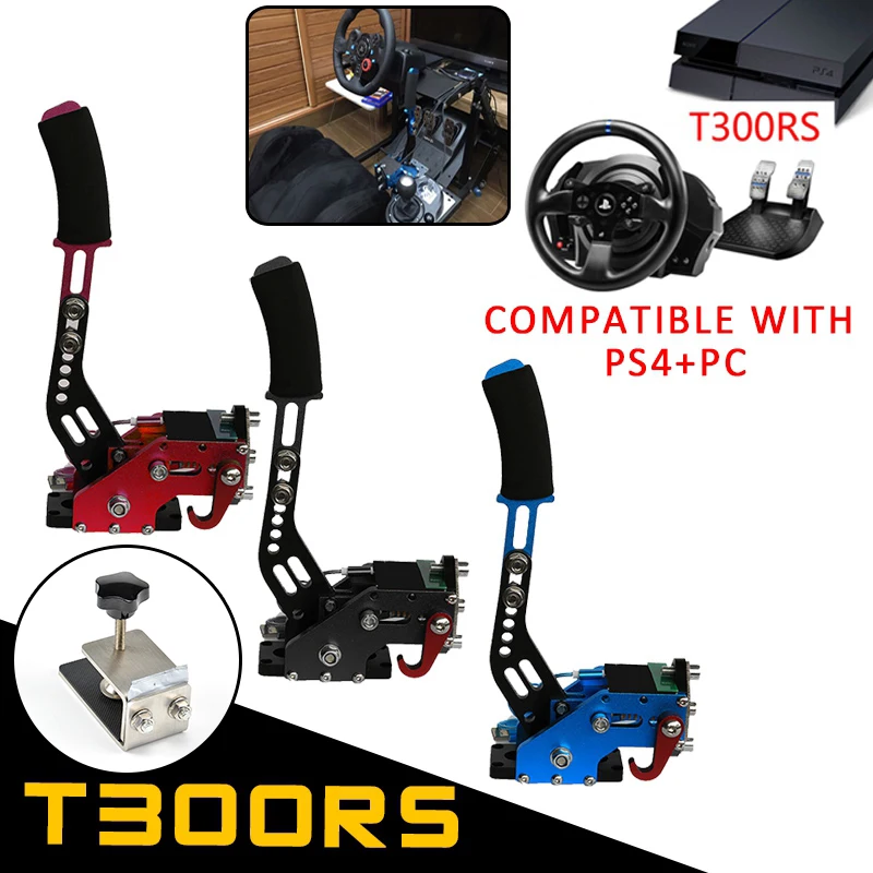 

PS4/Xbox One + PC G29/G920/T300RSG295/G27 USB Hand Brake+Clamp for Racing Games Logitech Brake System Handbrake Racing Game Part