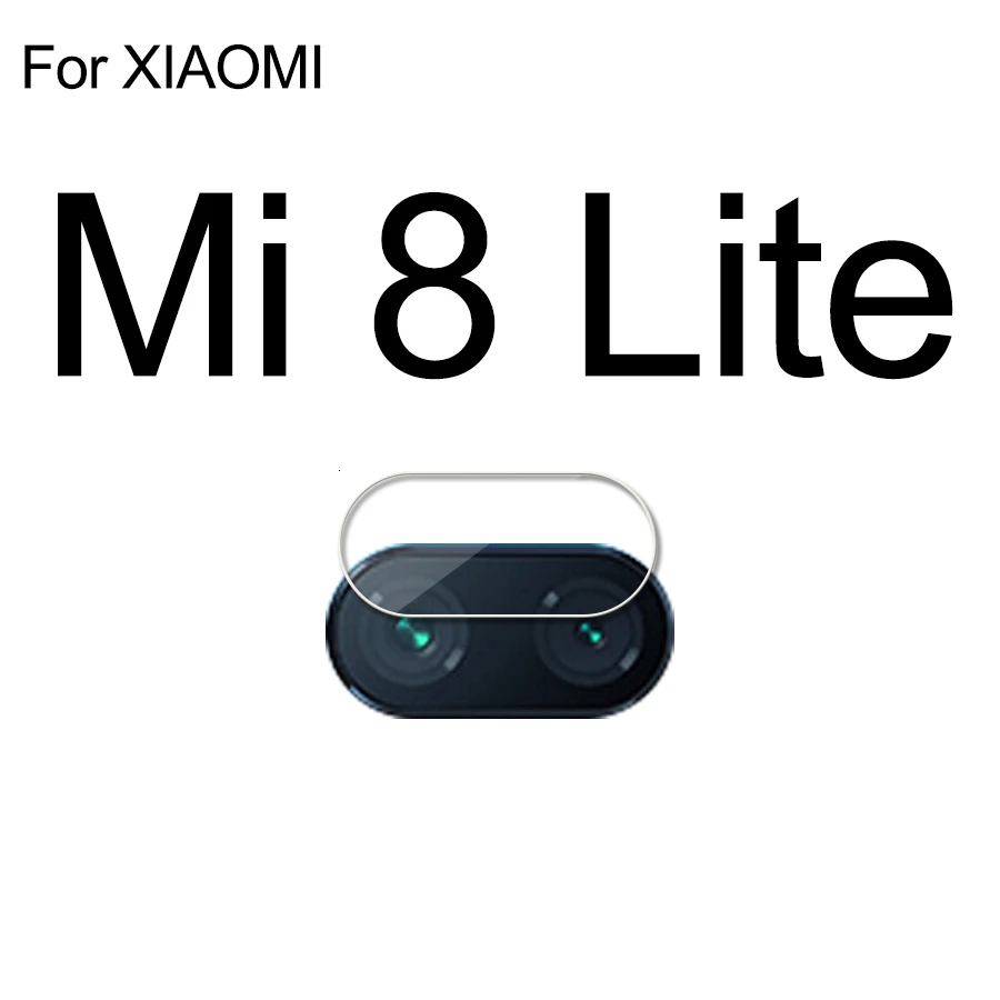 For Mi 8 Lite Защитная пленка для задней камеры 25D для Xiao mi Red mi 6 Pro Note 5 6 Pro 7 Note7 Poco F1 для mi Play mi 8 A2 Lite Glas - Цвет: For Mi 8 Lite
