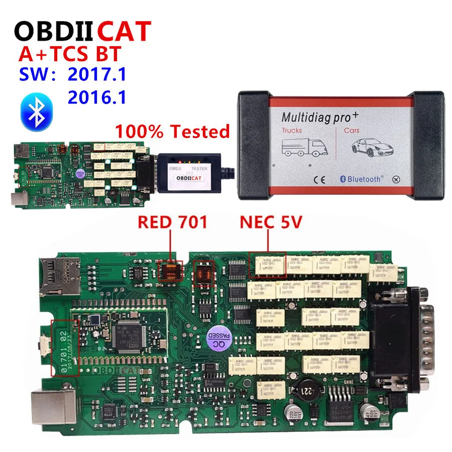 

2017,3 keygen A +++ Bluetooth TCS OBDIICAT OBD2