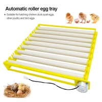 9 roller tubes egg tray for egg incubator 56 chicken eggs bird duck hatching machine farm poultry hatching device