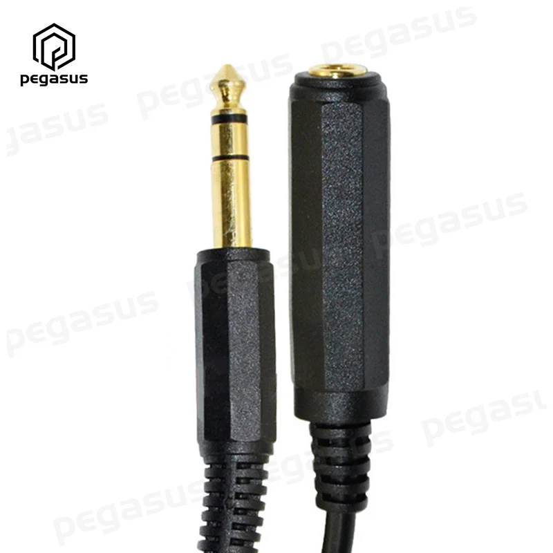 6-метровый позолоченный кабель 6 35 мм штекер-гнездо SP M-6.3SP F двухканальный