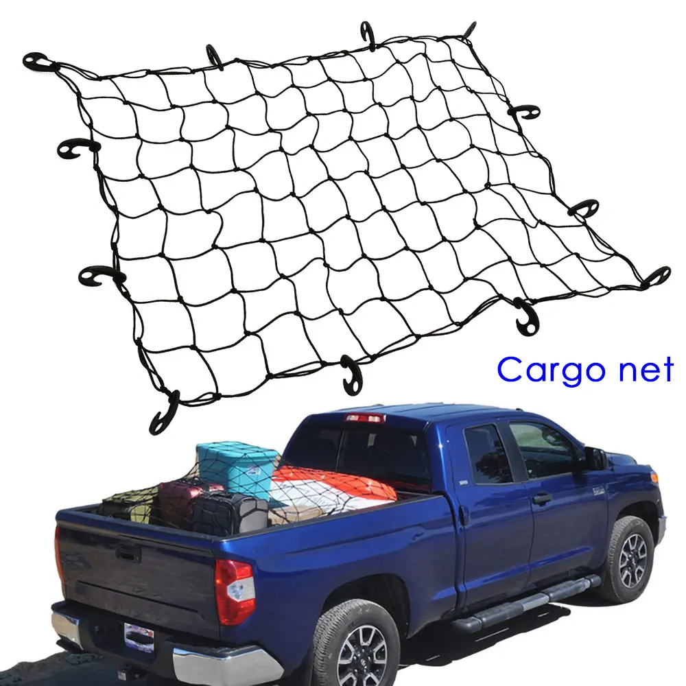 

Car SUV Pick-up Trucks Roof Top Luggage Carrier Auto Accessory Cargo Basket Elasticated Net cargo net car trunk net