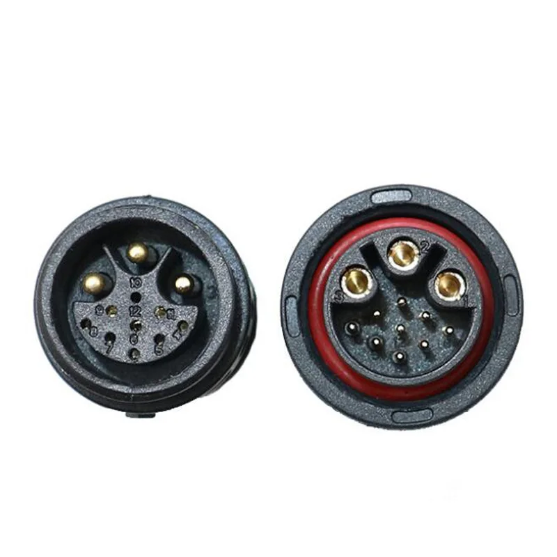 Водонепроницаемый Кабельный соединитель M19 с винтовым зажимом IP68 Штекерный