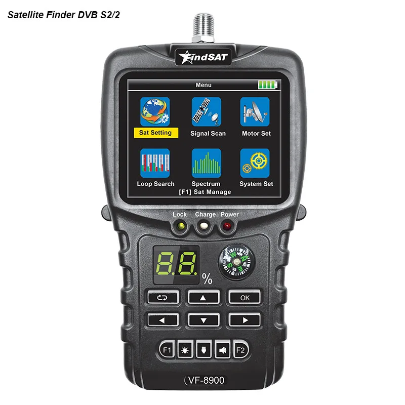 Справочный прибор для спутникового приемника DVB S2/DVB S устройство обнаружения