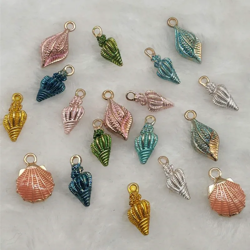 Браслет на ногу из эмалированного сплава морская подвеска 10 шт. | Украшения и