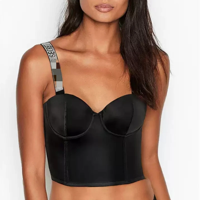 

2021 нижнее белье сексуальный кружевной бюстгальтер Стразы с буквами женское нижнее белье пуш-ап большой размер Винтажный кружевной корсет д...