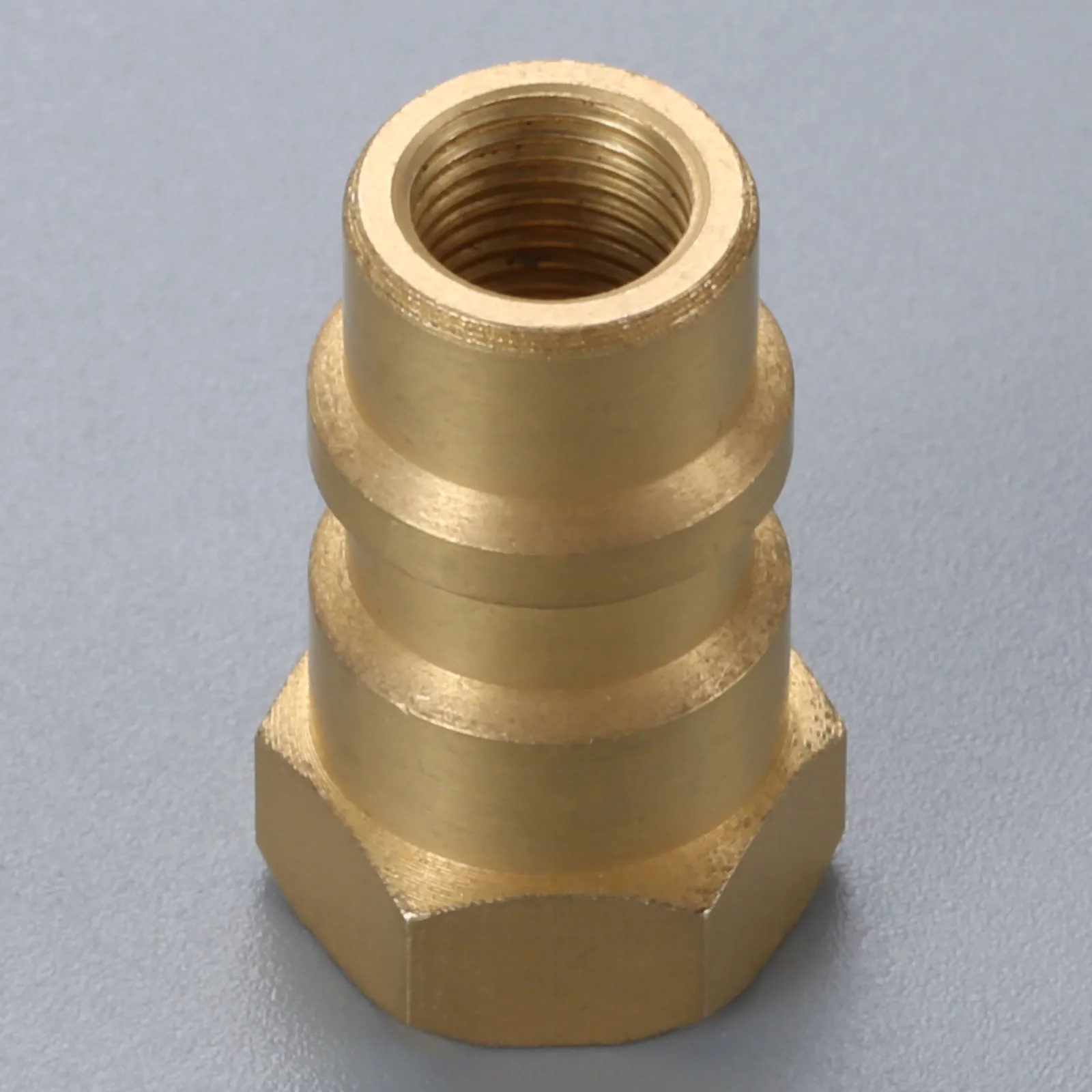 Переходник R12 на R134A латунный клапан с резьбой 1/4 &quotSAE Female 8v1 Female|Установки для