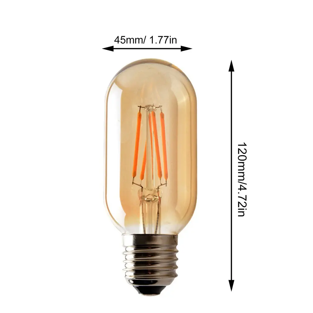 

4W G45 E27 LED Light LED Bulb Retro Edison Clear Amber Cover LED Filament Antique Vintage Glass Lamp Tunable Light