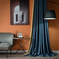 modern blackout curtains for living room bedroom luxury curtains solid color window treatment home decoration