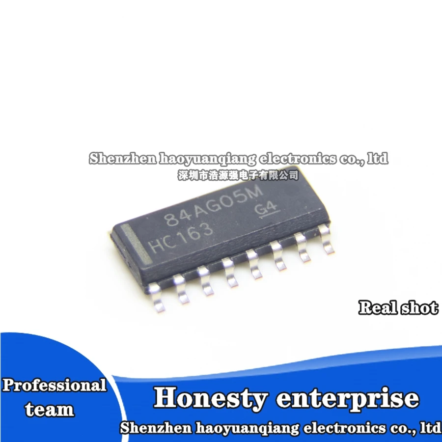 Оригинальный цифровой логический чип 74HC163D 74HC163 SN74HC163DR SMD SOP-16 5 шт. | Электроника