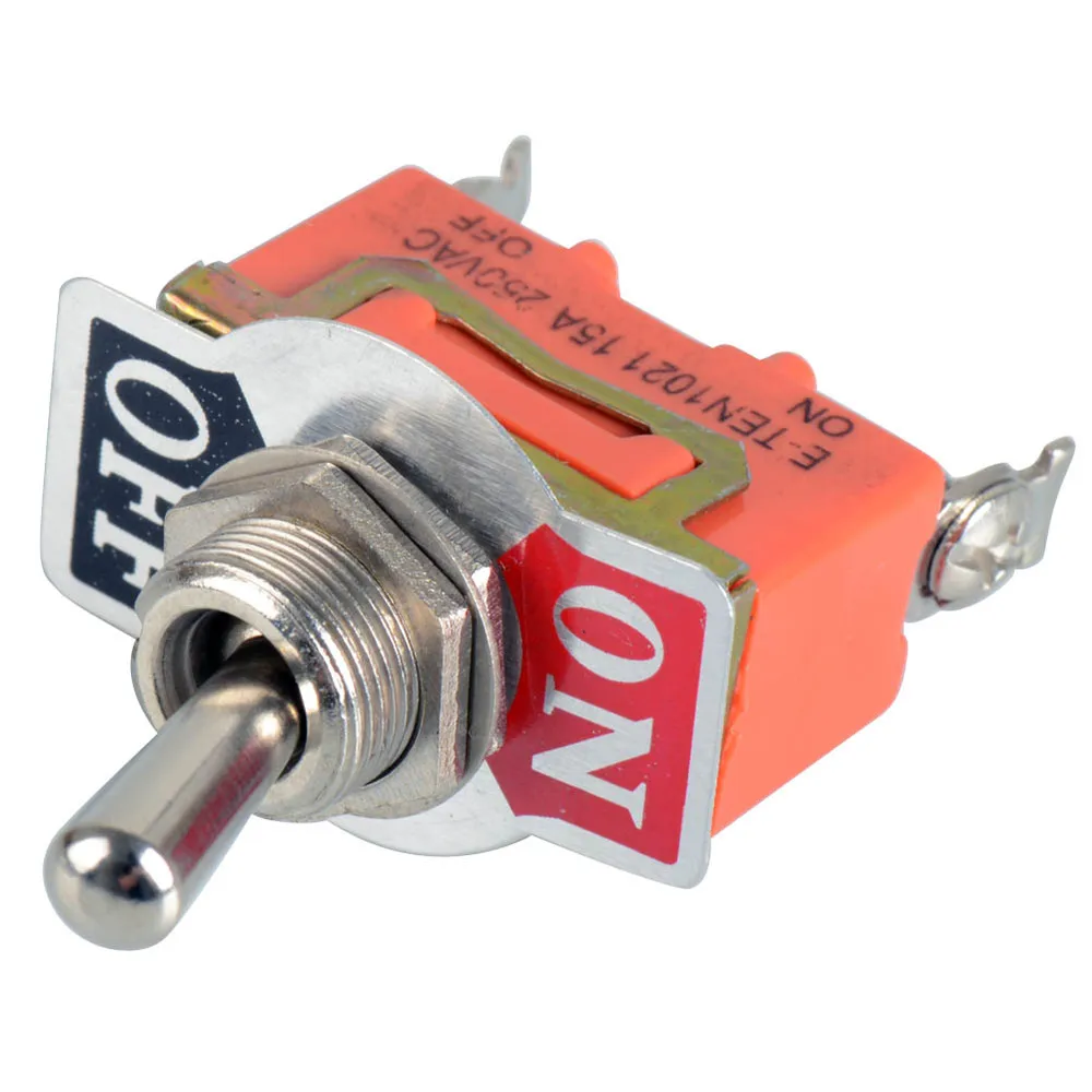 1 шт. предустановленный Стандартный тумблер 250 В контактный переключатель Spst с