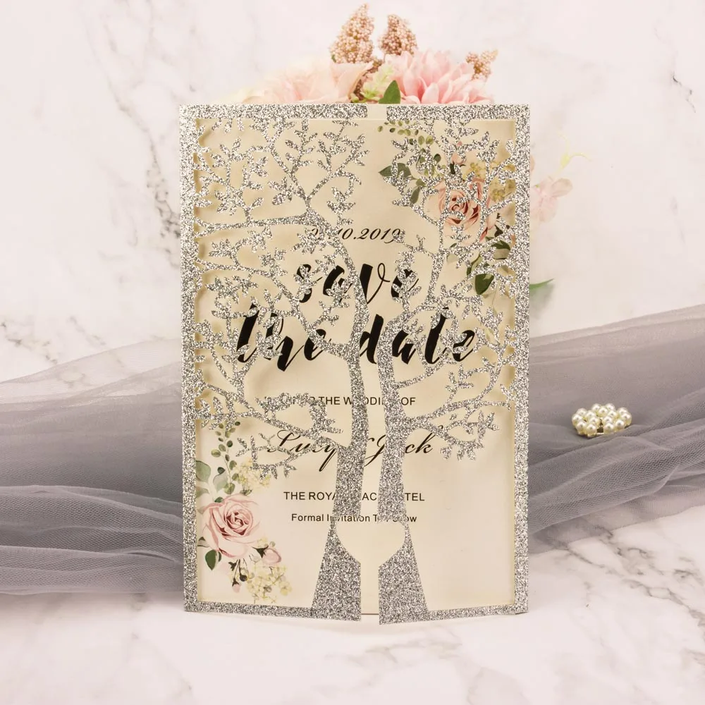 25 шт. Карманный чехол для свадебных приглашений|Открытки и приглашения| |