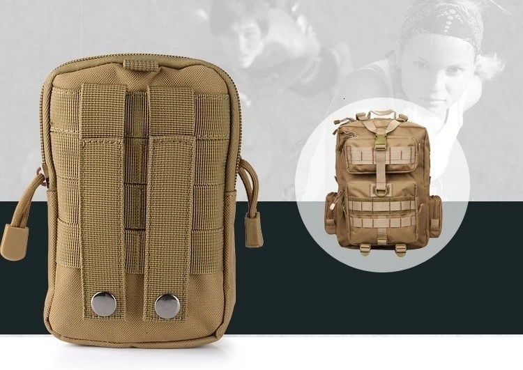 Тактическая Сумка Molle, поясная сумка, маленький карман, военная поясная сумка для бега, Сумка для кемпинга, аксессуары
