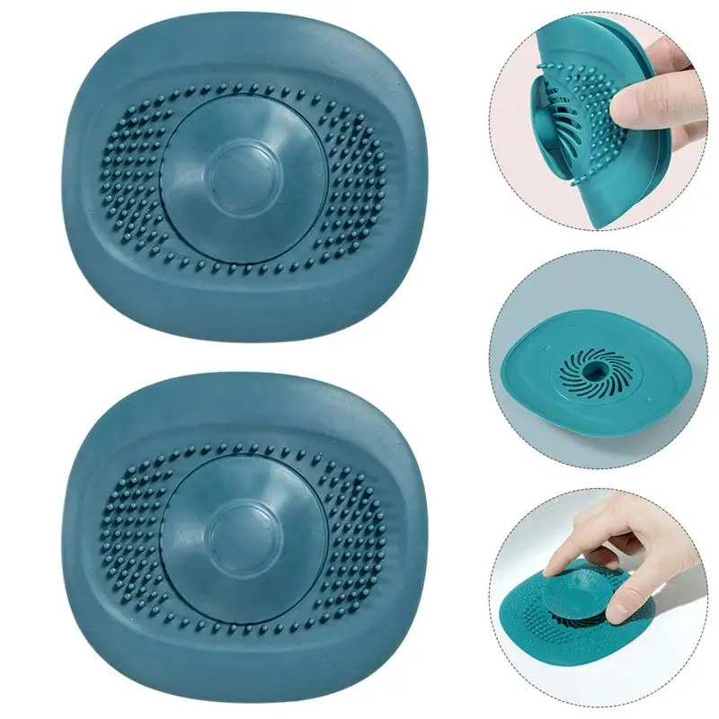 

4pcs Floor Drain Covers Sink Bathroom Seal Cover Toilet Anti-odor Sealed Cover