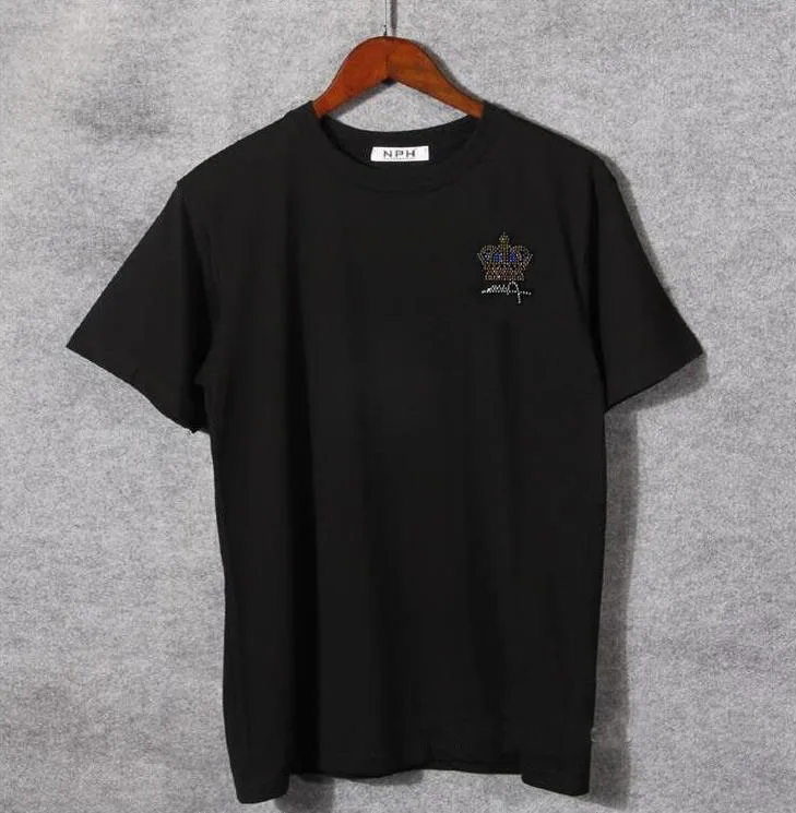 hot drill brand two side designer t shirt men pullover homme cotton hot sale free global shipping