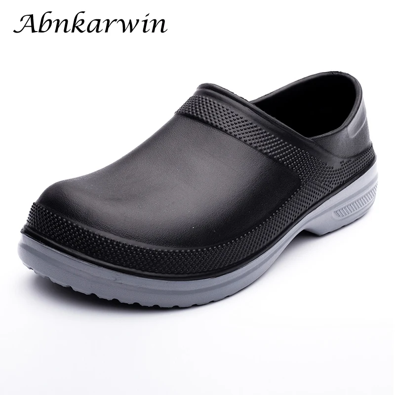 Non Slip Oil Resistant Chef Shoes For Men Kitchen Clogs Cook Work Hotel Restaurant Nursing Waterproof Big Size 49 50 | Обувь