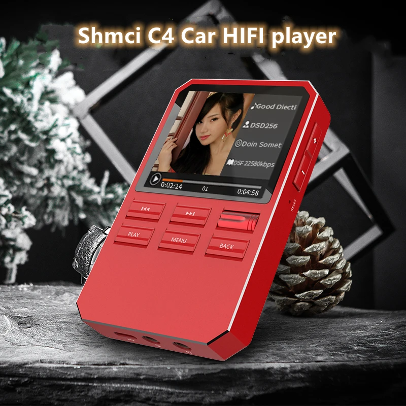 Shmci C4 HIFI портативный металлический MP3 профессиональный стерео без потерь TF