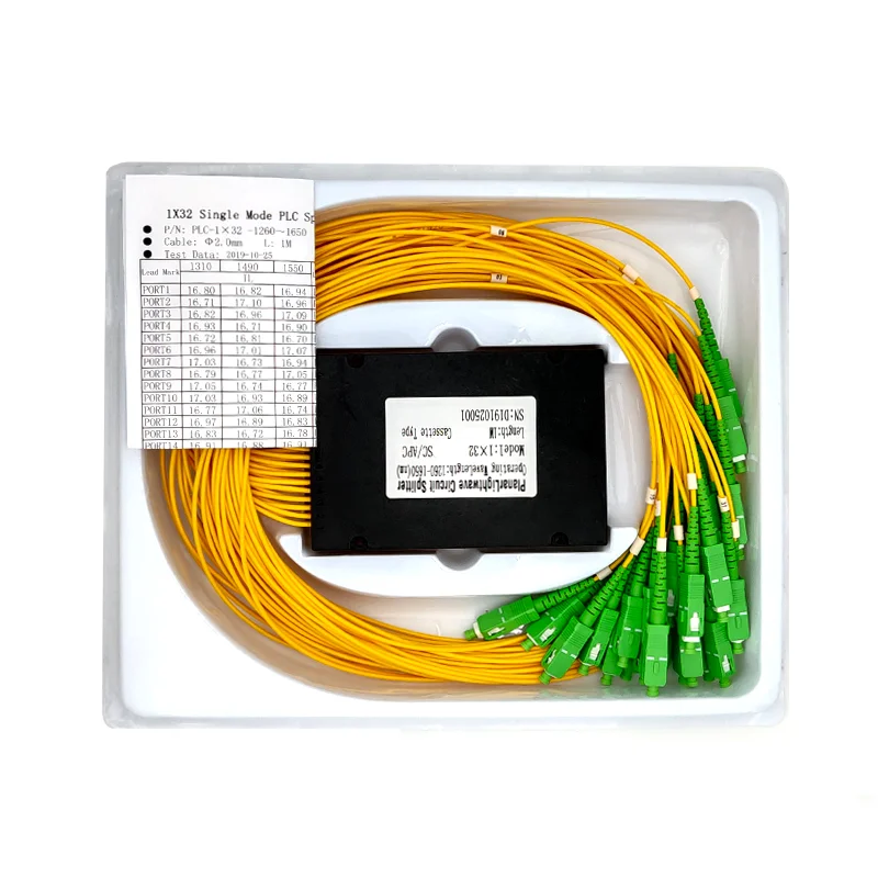 SC/APC 1x32 PLC сплиттер коробка FTTH Волоконно-Оптический ABS | Мобильные телефоны и