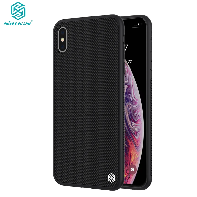 Для iPhone XS Max чехол для телефона новейший Текстурированный чехол NILLKIN с жестким ПК и мягкой рамкой из ТПУ чехол для iP X XR чехол Capa