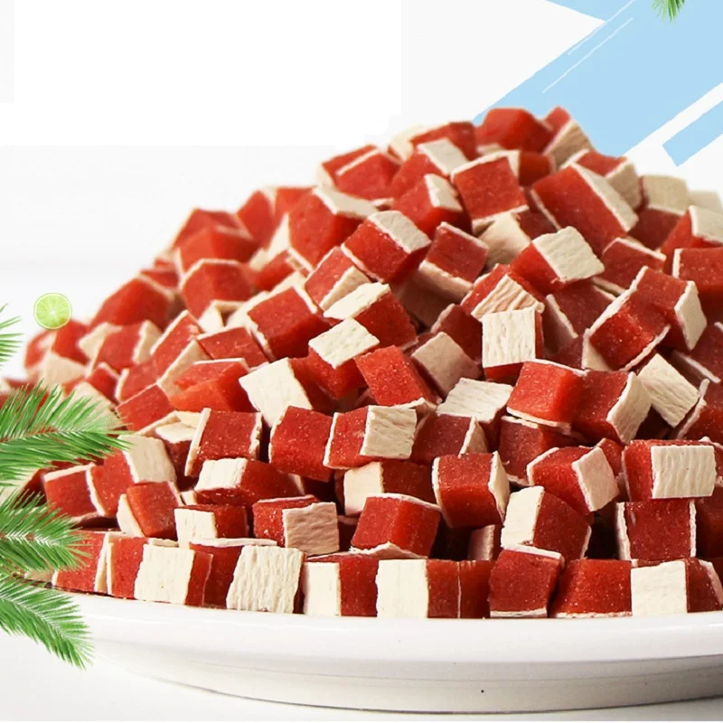 Закуска для собак свежая куриная грудка лосося Nugget универсальное питание