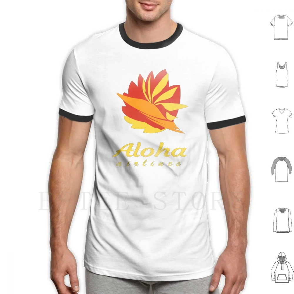 Футболка Aloha мужская из хлопка размеры до 6xl модель 707 года Боинг панам США Япония