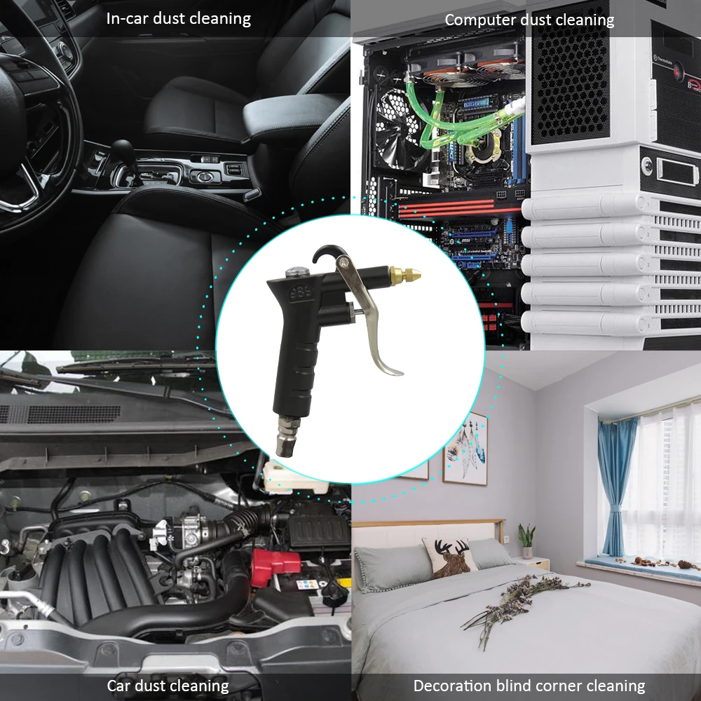 

Duster Blow Air Blow Gun Dust Gun Pneumatic Tool Handle Angled Bent Nozzle Air Duster Blow Gun Cleaner Air Blower