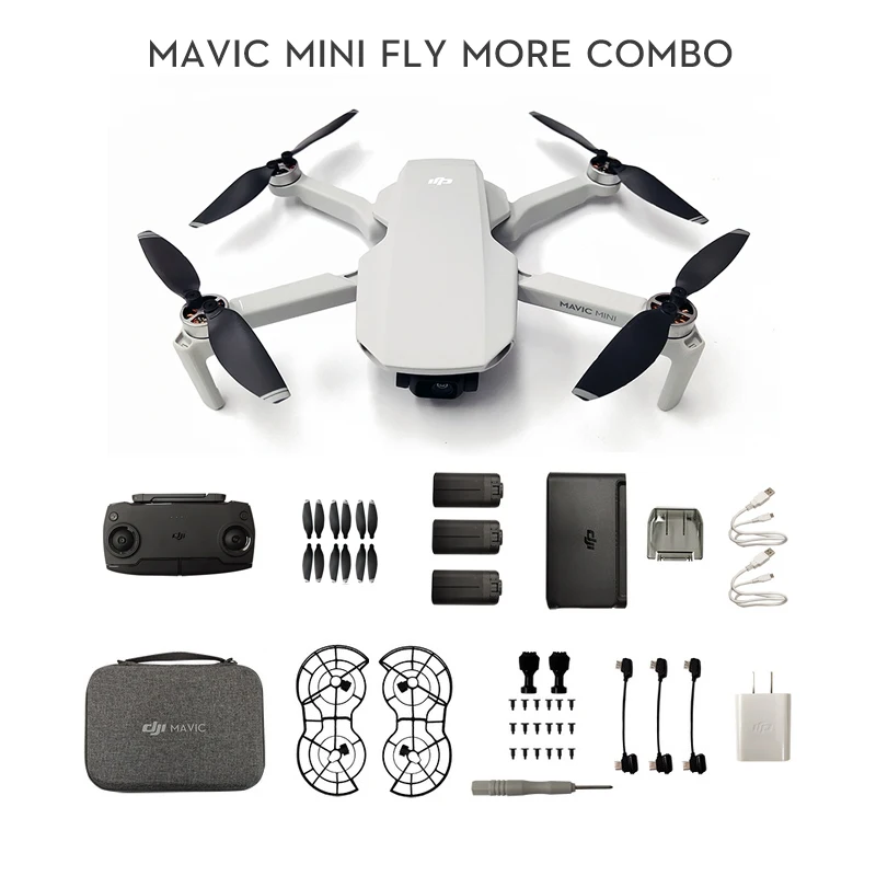 Мини Дрон DJI Mavic с ультралегким 3 осевым стабилизатором 2 7 K камерой 30 минут полета 4
