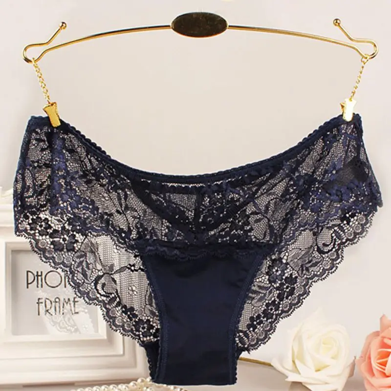 

Women Lace Panties M-2XL Sexy Underpants Knickers Lace Panty Seamless Briefs Plus Size Brief Female Underwear