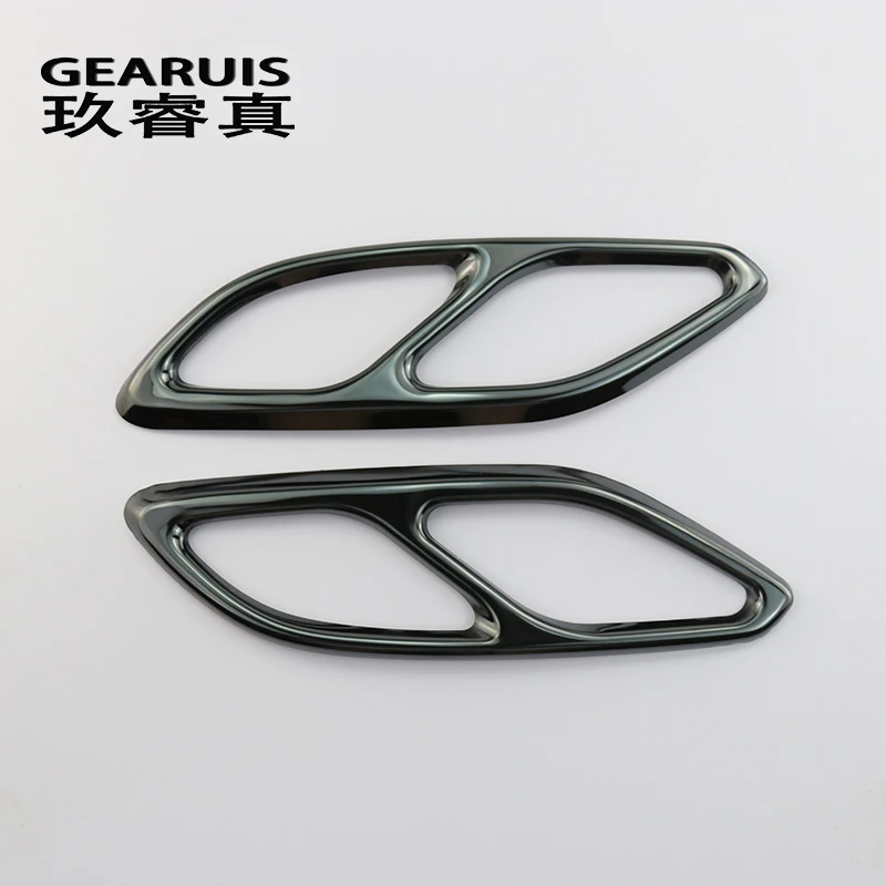 

Автомобильные аксессуары, накладка на выхлопную трубу для Mercedes CLA Class C118 W118 2020, декоративные наклейки и наклейки для автомобиля