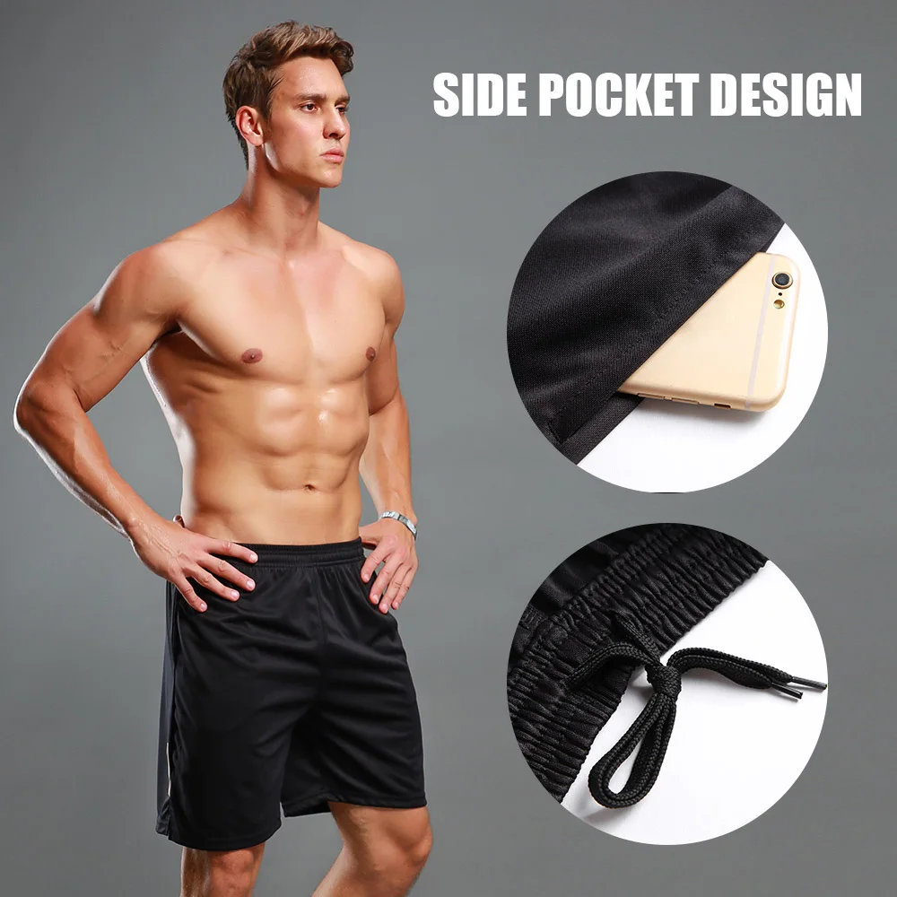 New Fitness Man Bodybuilding Shorts Man Summer Workout Male Breathable Mesh Quick Drying Sports Clothes Jogger Beach Short Pants