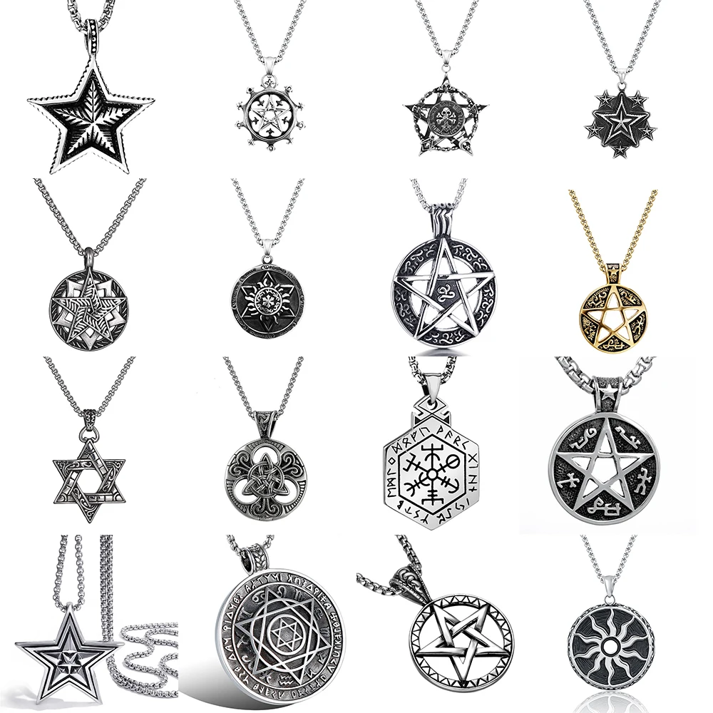 Цепочка из нержавеющей стали серебряного цвета ожерелья для мужчин подвески со