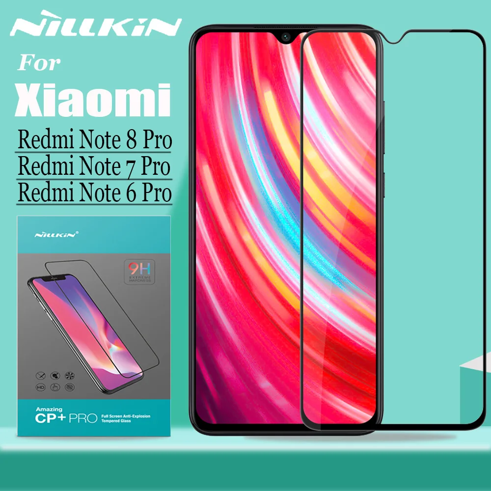 Закаленное стекло Nillkin для Xiaomi Redmi Note 8 7 6 Pro защита экрана 2.5D полное покрытие