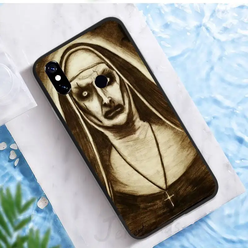 

Horror Face Valak Conjuring 2 Phone Case For Xiaomi Redmi note 4 4X 8T 9 9s 10 K20 K30 cc9 9t pro lite max