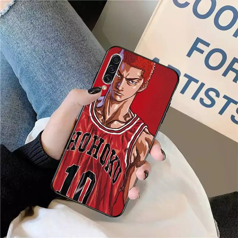 

Anime SLAM DUNK basketball Phone Case For Samsung galaxy S 9 10 20 A 10 21 30 31 40 50 51 71 s note 20 j 4 2018 plus