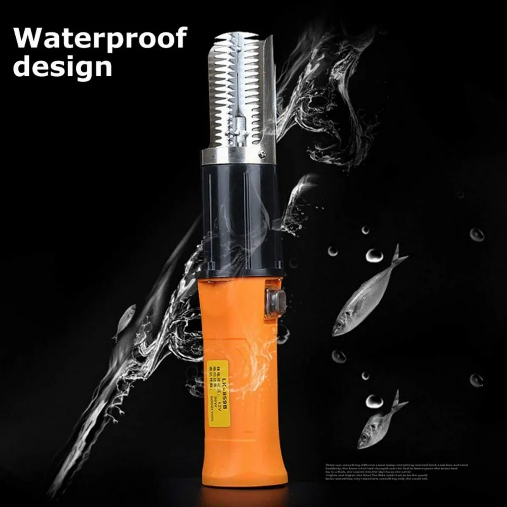 Очиститель для рыбы водонепроницаемый Электрический скребок из нержавеющей