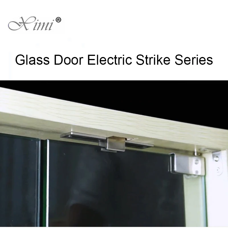 

Fail Safe Electric Strike Suitable for Glass Door without Frame Locked when Energized Narrow Type Door Lock 800KG Holding Force