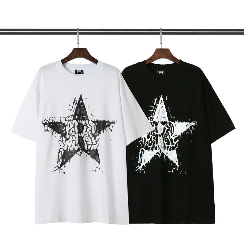 

XXXtentacion Revenge Star T Shirts Men Women 1:1 Best Quality Short Sleeve Top Tees T-shirt Streetwear High Street Tshirt
