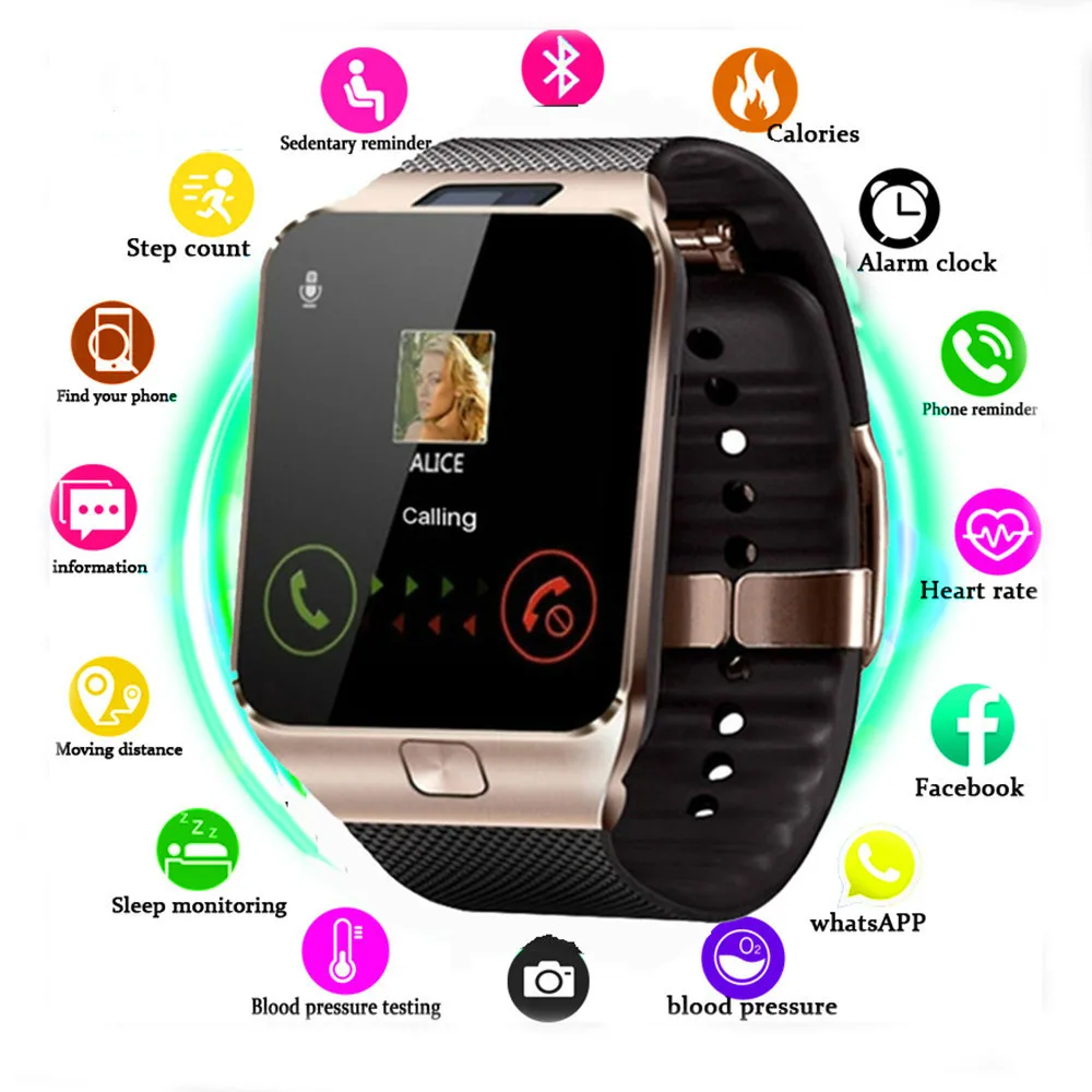 Bluetooth DZ09 Смарт часы Relogio Android smartwatch телефон фитнес-трекер reloj умные часы сабвуфер для женщин мужчин dz 09