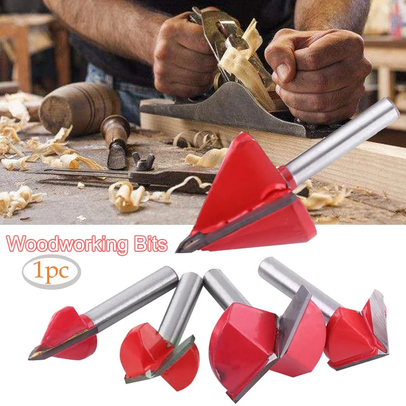 Твердосплавная фреза с ЧПУ 6 мм хвостовик V бит 3D для дерева 60 90 120 150 Deg