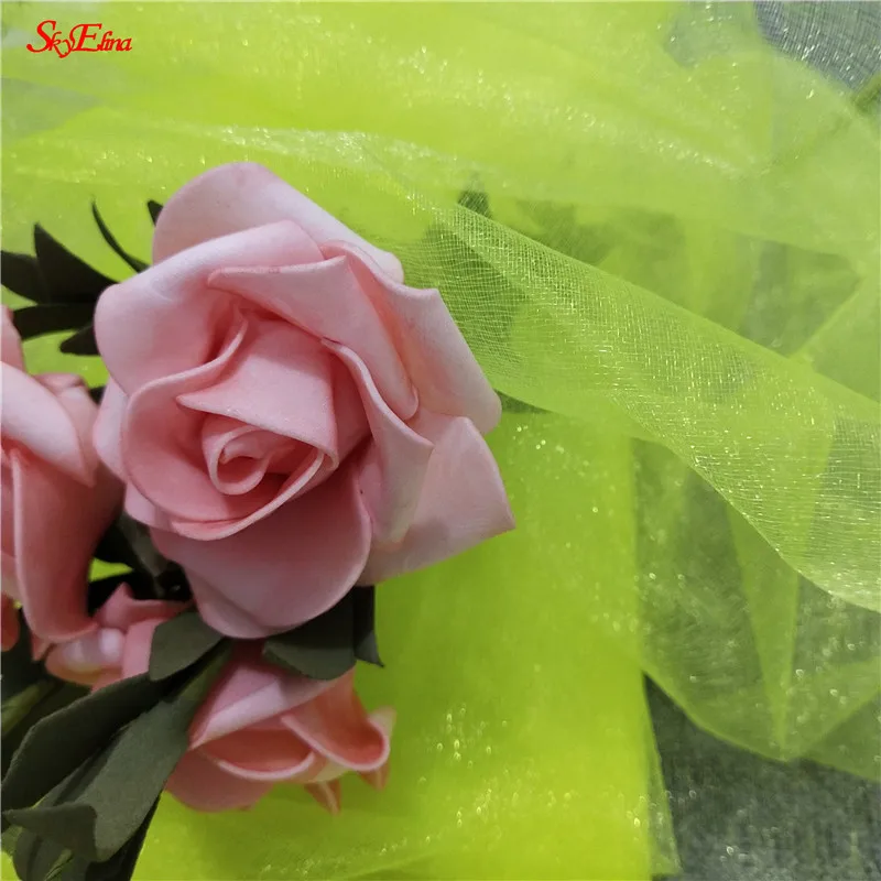 72 см x 10 м Тюлевая сетчатая ткань для украшения вечеринки марлевая свадебного