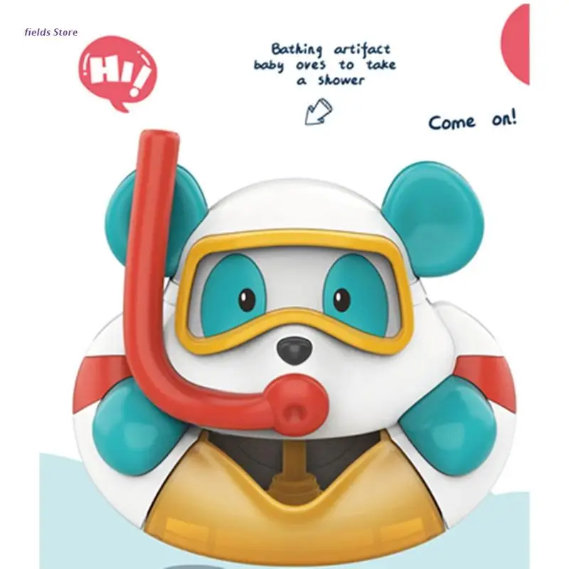 

Cartoon Musical Toy for Kids Interactive Water Toy for Baby Mini Bear Bubble Maker Swimming Pool Toys Bath Toy 3month +